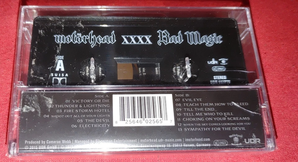 *RARE* Sealed Motorhead XXXX Bad Magic Cassette Tape 2015 Record Store Day RSD  - Image 2 of 4