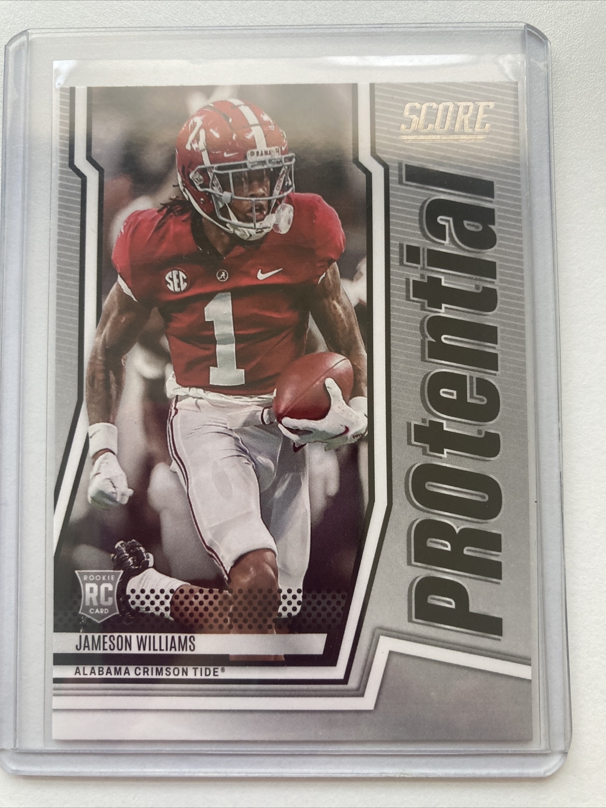 2022 Score - Protential #P-JW Jameson Williams (RC) Rookie Lions  Football