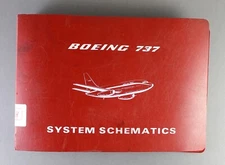 ORION AIRWAYS BOEING 737 SYSTEM SCHEMATICS MANUAL 1987 MANUFACTURERS AIRLINE