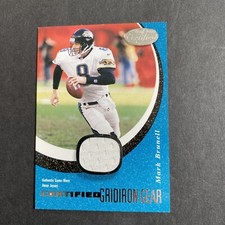 2000 Leaf Certified Gridiron Gear Mark Brunell Jacksonville Jersey Card  #43/100