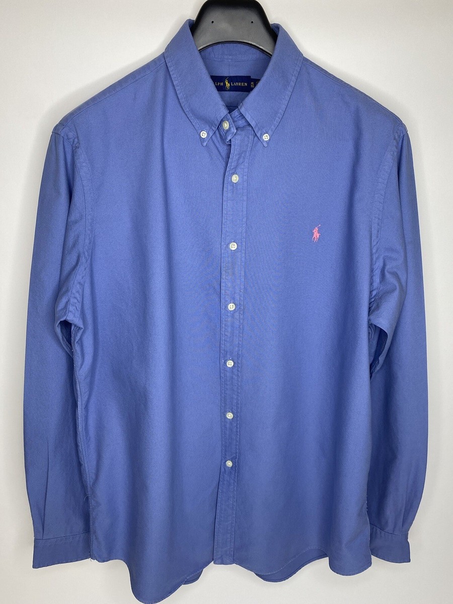 Men's Ralph Lauren Blue Label Long Sleeve Button Up Shirt •Size XL