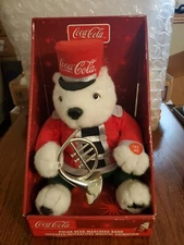 Vintage NIB Coca-Cola Marching Band Infrared Interactive Musical Animation Bear