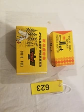 NOS Nesco Solid Fuel Hand Warmer with NOS Box of 12 Sticks 623