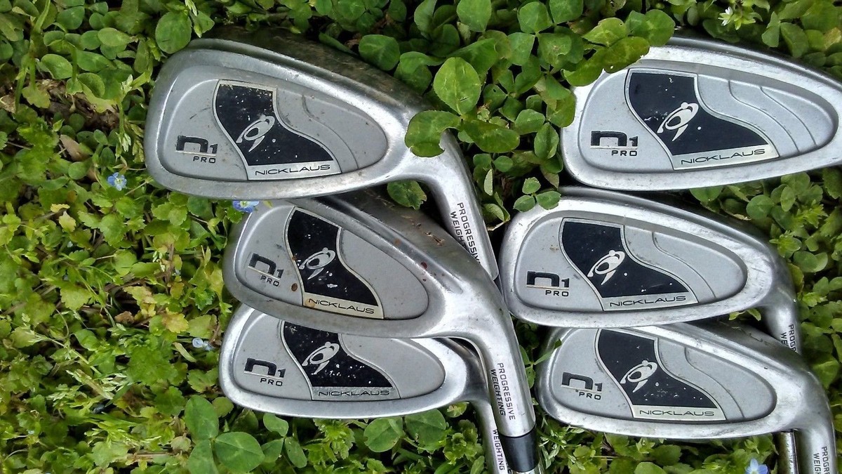 Jack Nicklaus Golf Club N1 Pro Irons 3 6 7 8 9 PW Super Steel XL 