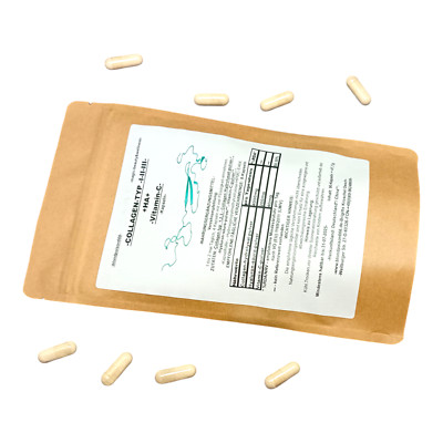270 x 530mg  KOLLAGEN TYP I+II+III + Hyaluronsäure +Vitamin-C Kapseln  collagen