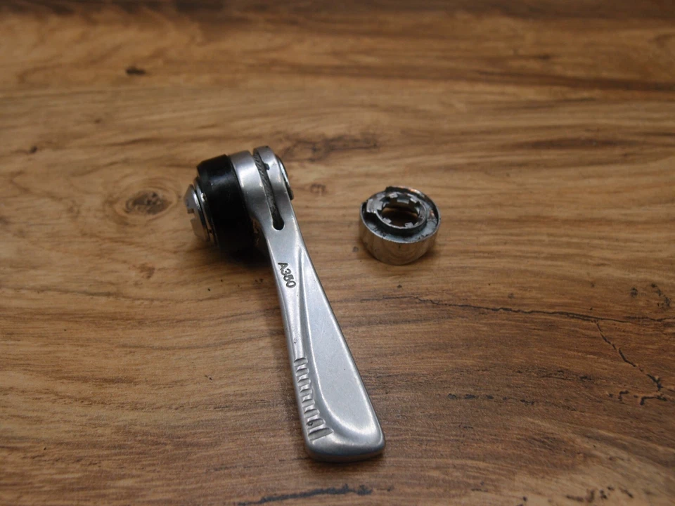 left shifter Shimano Light Action SL-A350 VIA Japan double 2 speed friction - Image 2 of 4