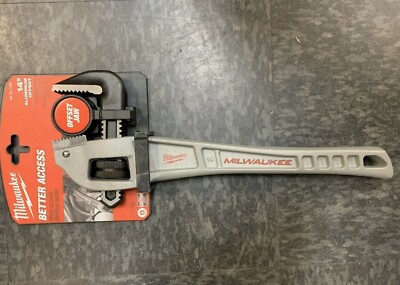 Milwaukee Aluminium-Rohrzange – 35,6 Cm (14 Zoll), Offset-Design