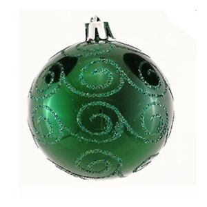 Decorazioni Natalizie Per Albero Di Natale.Palline In Verde Per Albero Di Natale Da Addobbi Decorazioni Natalizie 10cm Pz6 Ebay