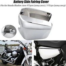 Chrome Battery Side Covers For Honda Shadow Aero 750 VT750C VT750C2 VT750CA ABS