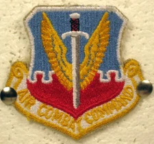 USAF Air Force Air Combat Command ACC Insignia Badge Patch Full Colored