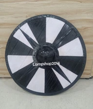 24"Viking round Shield Medieval Wooden Round Shield with Steel Boss Armor Shield