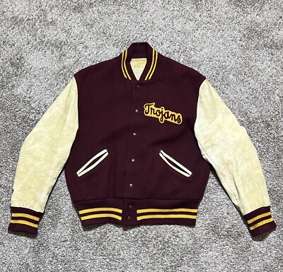 40~60年代の製造と思われる Whiting のVARSITY JACKET 1960s H.L. Whiting Varsity Jacket – Salty Dog Vintage Shop