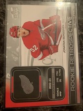 Jonathan Berggren  2023-24 Upper Deck Series 1 Hockey Rookie Retrospective RR-14