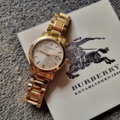 BURBERRY BU9134 WOMENS WATCH GOLD BRACELET