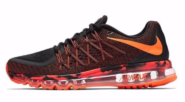 nike air max 2015 mens black and orange