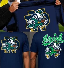 Notre Dame Fighting Irish 2025 champions short sleeve navy color shirt
