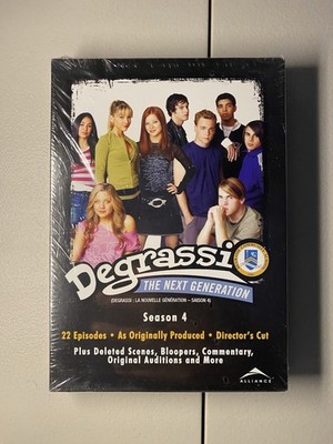 Degrassi: The Next Generation - Season 4 (DVD, 2009, 4-Disc Set) NEW Sealed OOP