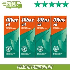 Image of 4x Olbas Oil Inhalant Decongestant 30ml 100% ORIGINAL ⭐⭐⭐⭐⭐