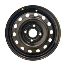 Refurbished 13x5 Painted Black Wheel Fits 1993-1997 Honda Del Sol 560-63726 Refurbished 13x5 Painted Black Wheel Fits 1993-1997 Honda Del Sol 560-63726