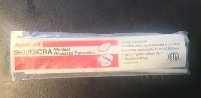 Honeywell Ademco 5800MICRA Wireless Recessed Window Sensor Brand New NIB