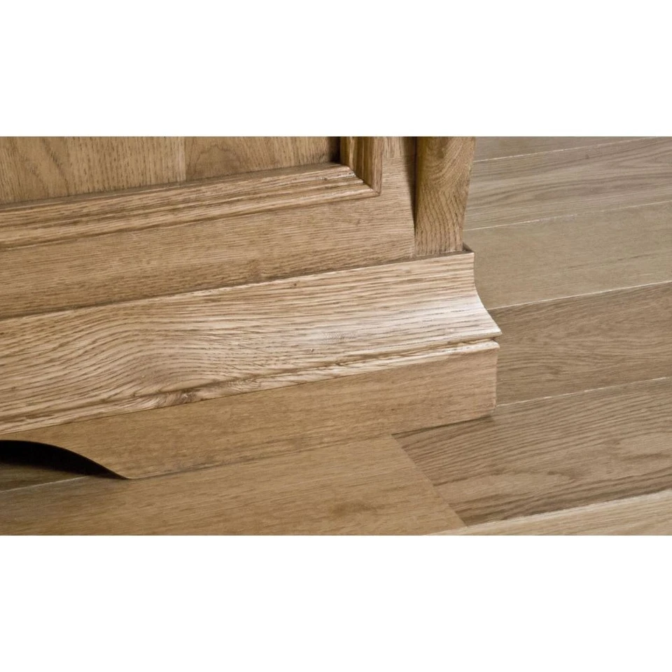 Marseille Solid Oak Bedroom Furniture 6' Super King Size Sleigh Bed - Image 4 of 4