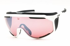 BOLLE CHRONOSHIELD MT BS018007 SunglassesWhite Frame Phantom Black Lenses 14mm