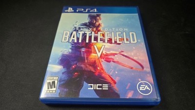 Battlefield V Deluxe Edition Sony Playstation 4 PS4 LN perfect condition!