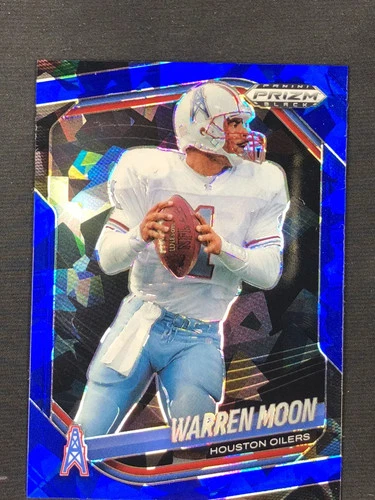 2025 Panini Prizm Black Blue Ice Prizm#65 Warren Moon /125 YT92