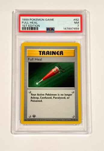 Full Heal (1st Edition) graded PSA 7 for sale on eBay