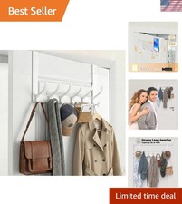 Over The Door Hooks, Sturdy Door Hanger, Large Over The Door Towel Rack with ...