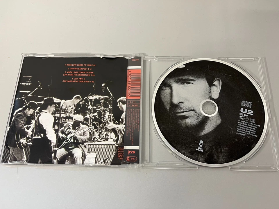 U2 With B.B. King – When Love Comes To Town - Maxi CD Single © 1989 - Bild 2 von 2