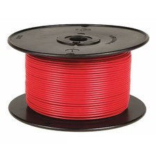 Grote 87-9000 Primary Wire, Gpt, 18 Awg, 1C C, Red, Pvc, Stranded, 60V, 100 Ft.