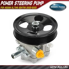 Power Steering Pump with Pulley for Nissan Altima Sentra 2002-2003 L4 2.5L DOHC