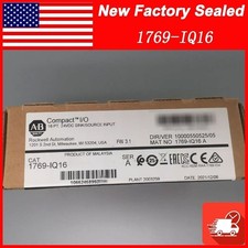 AB 1769-IQ16 New Sealed CompactLogix 16 Pt 24VDC D/I Module 1769IQ16