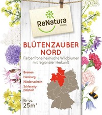Greenfield ReNatura Blütenzauber Wildblumen Blumen Samen Region Nord 0,275kg