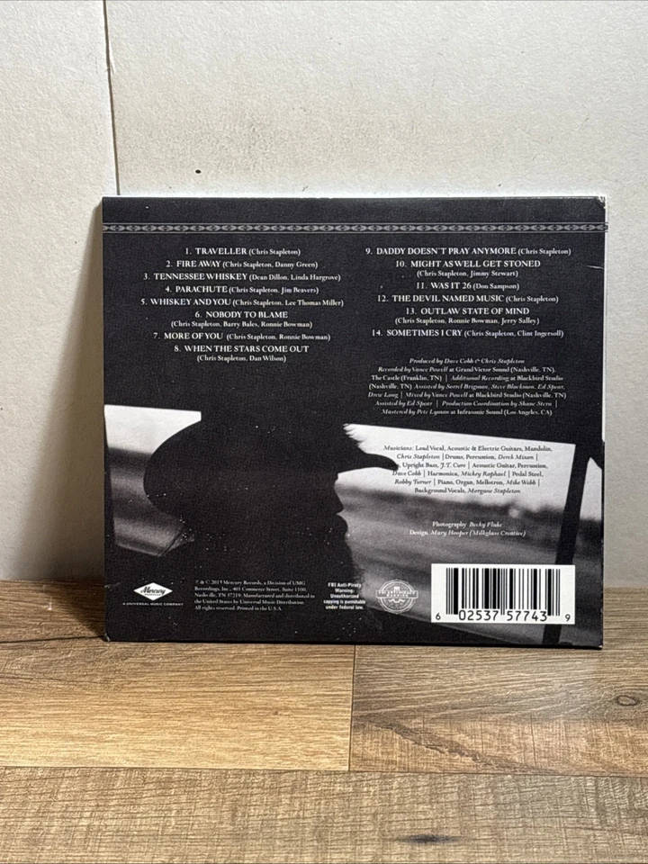 Traveller by Stapleton, Chris (CD, 2015) Digipak - Image 2 of 2