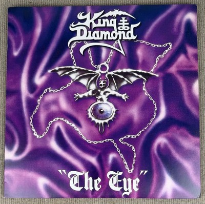 King Diamond The Eye LP Clear Vinyl Metal Blade 2014 w/ Insert VG+