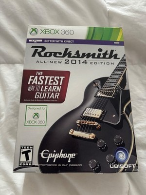 Xbox 360 ROCKSMITH BUNDLE W/CABLE 2014 EDITION Game Sealed
