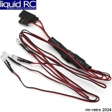 Kyosho 97054-4R-C 5mm Led Lights Unit 4-Red Bulbs 