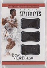 2017-18 Panini National Treasures Rookie Triple Materials 16/99 John Collins 5w7