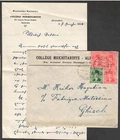 EGYPT    1944 ARMENIAN COLLEGE MEKHITARISTE IN ALEXANDRIA COVER + LETTER