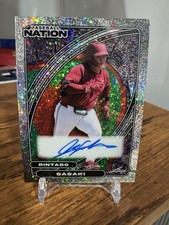 2026 Leaf Baseball Nation Rintaro Sasaki Top Prospect RC Auto #/25