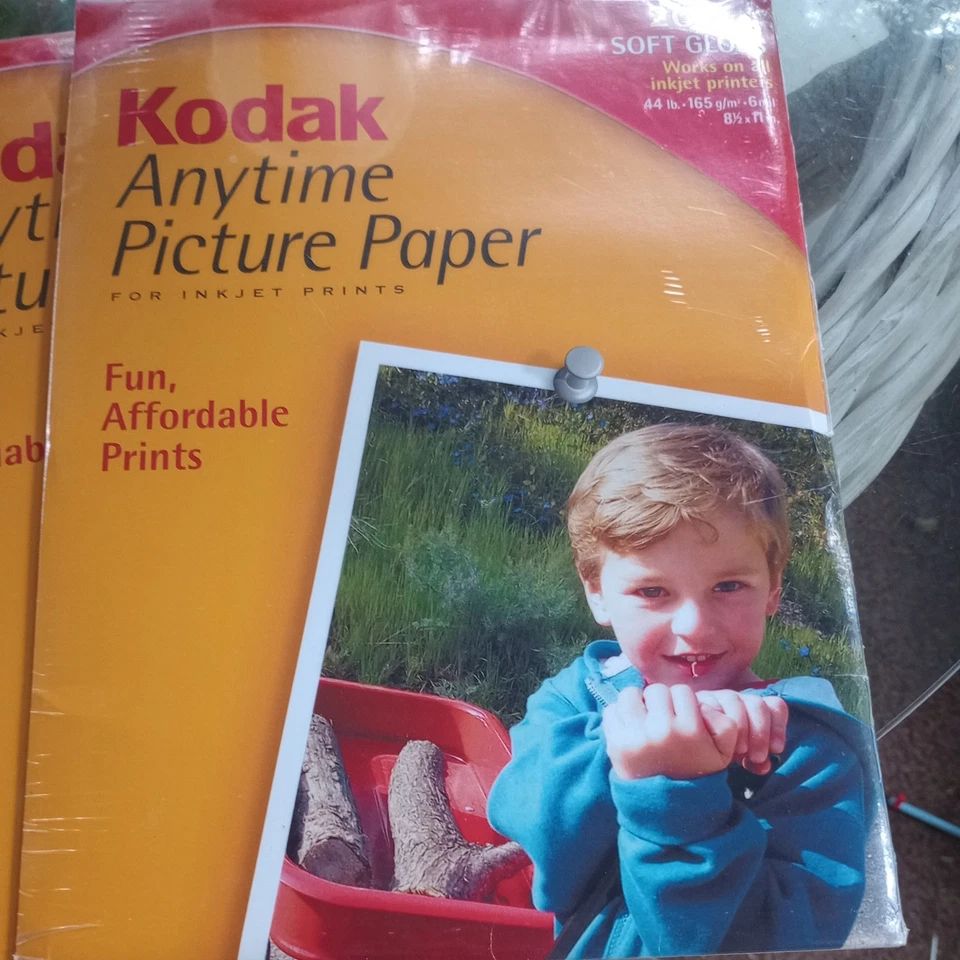 Kodak 60 Sheets Soft Gloss Picture / Photo Paper - 8 1/2" x 11" NEW / Sealed - Image 2 of 4