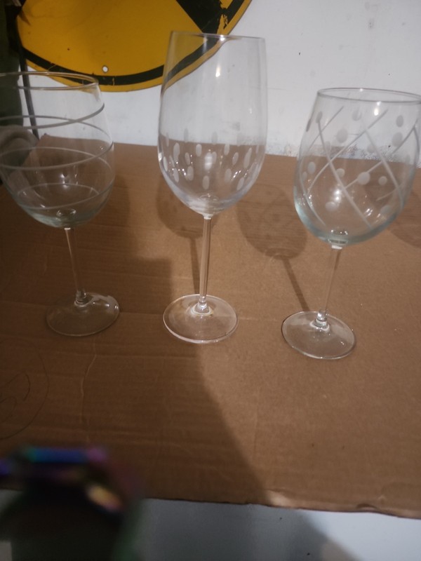 6pc. Glass Wine Glass Set