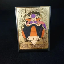 Dragon Ball Carddass Amada Official USA Frieza Gold Card 1998 Limited Edition