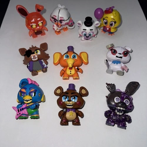 Lot Of 10 Five Nights At Freddy’s Funko Figures FNAF Mystery Minis Pop