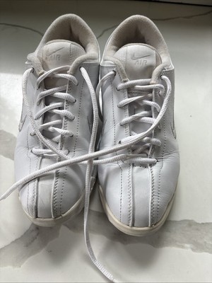 Nike s Nike Vintage White Soft Leather Tennis Shoes Classic Women 6.5 Cortez 