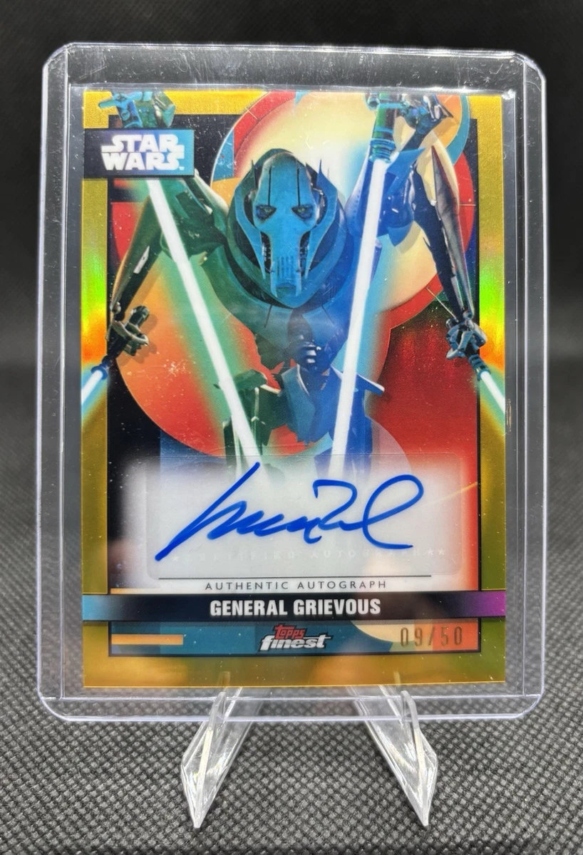 Topps General Grievous Star Wars Collectable Trading Cards for