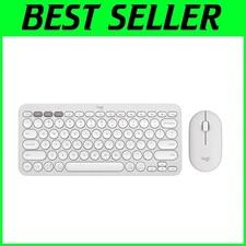 Quiet Portable Wireless Keyboard with Mouse