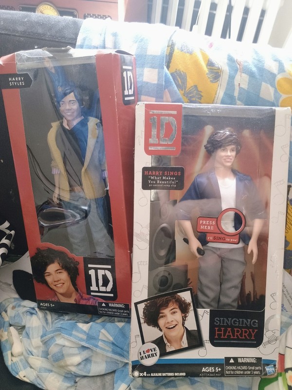 Lot Of 2 Harry Styles Dolls NRFB Damaged/Stained